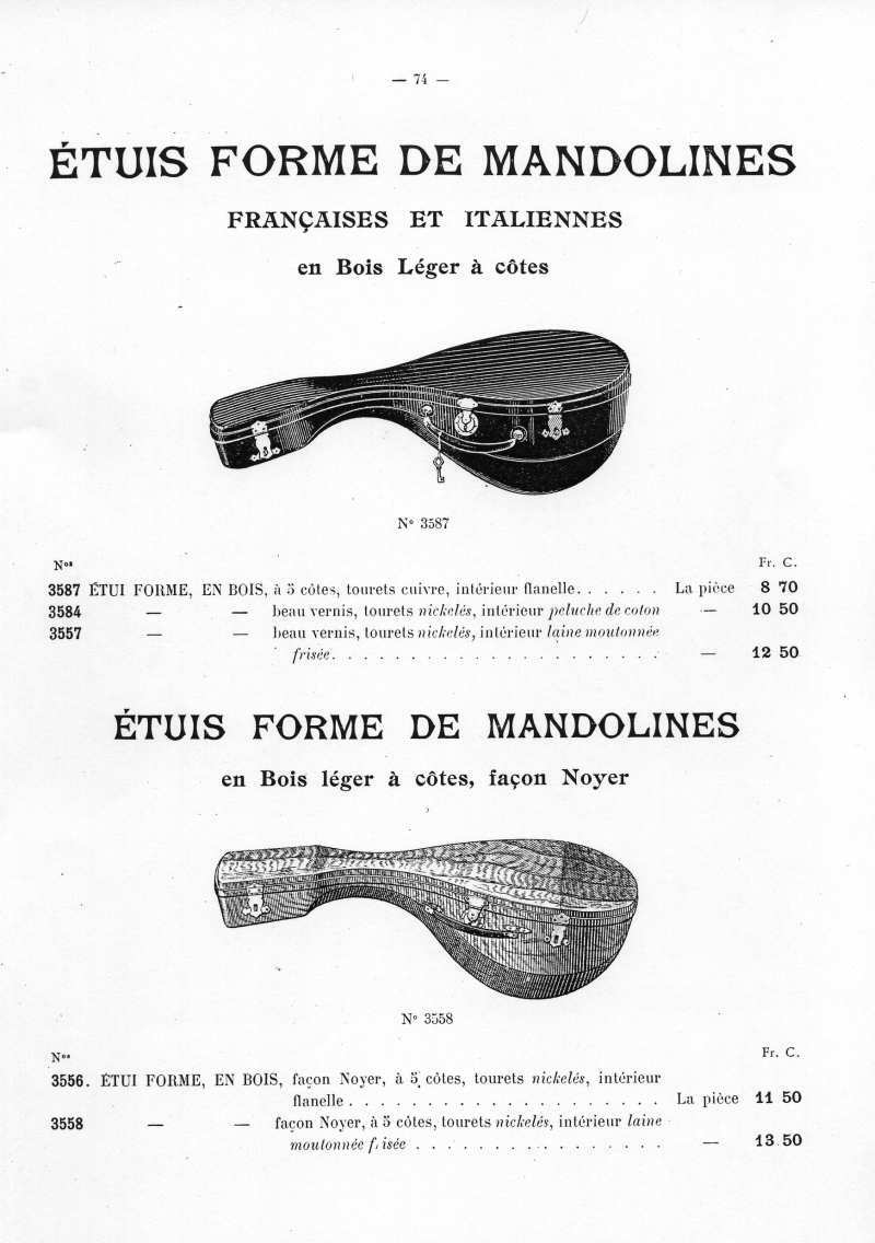 Catalogue C et J Ullmann, Paris 1907.