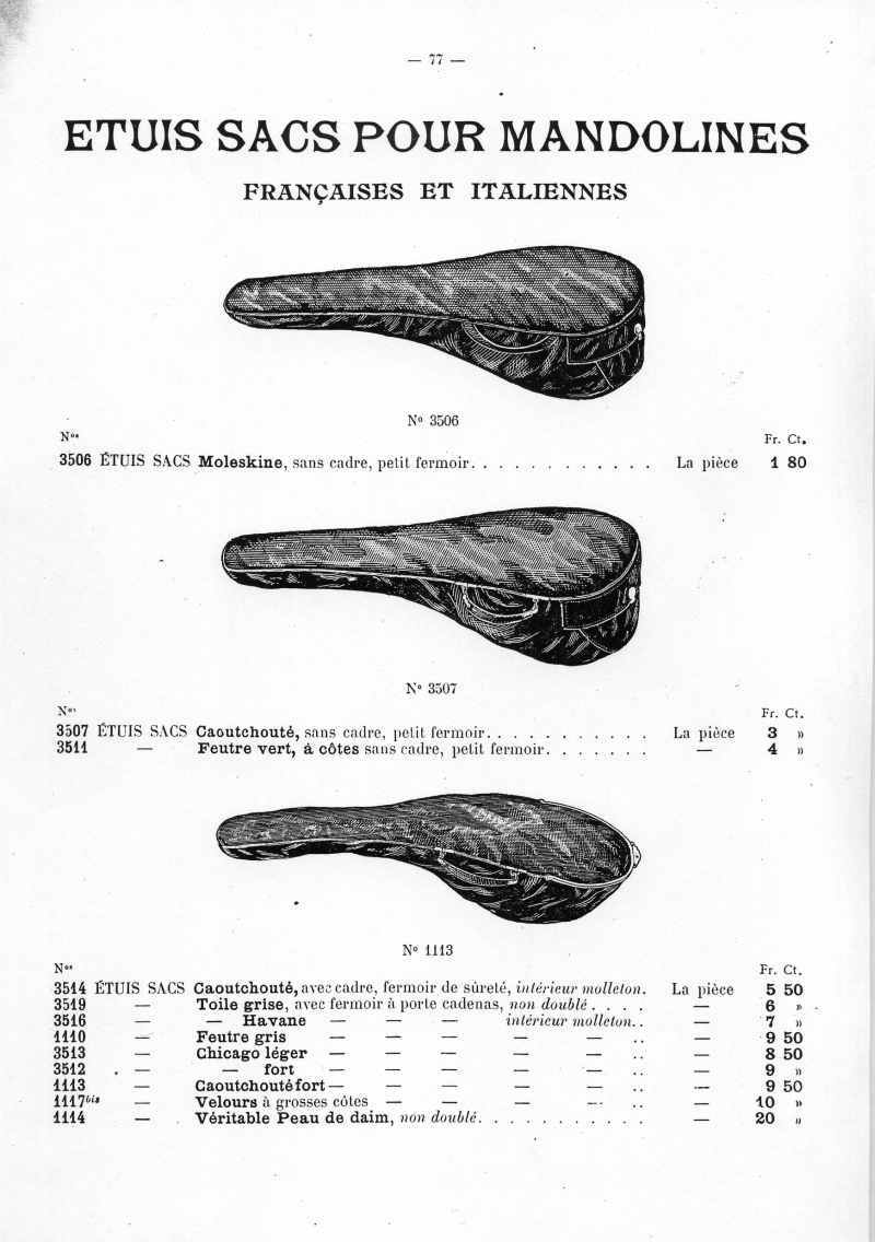 Catalogue C et J Ullmann, Paris 1907.