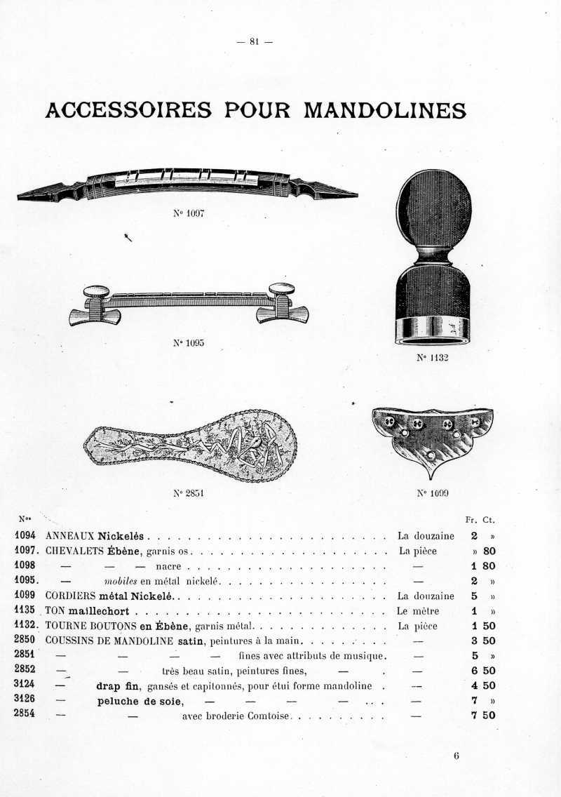 Catalogue C et J Ullmann, Paris 1907.