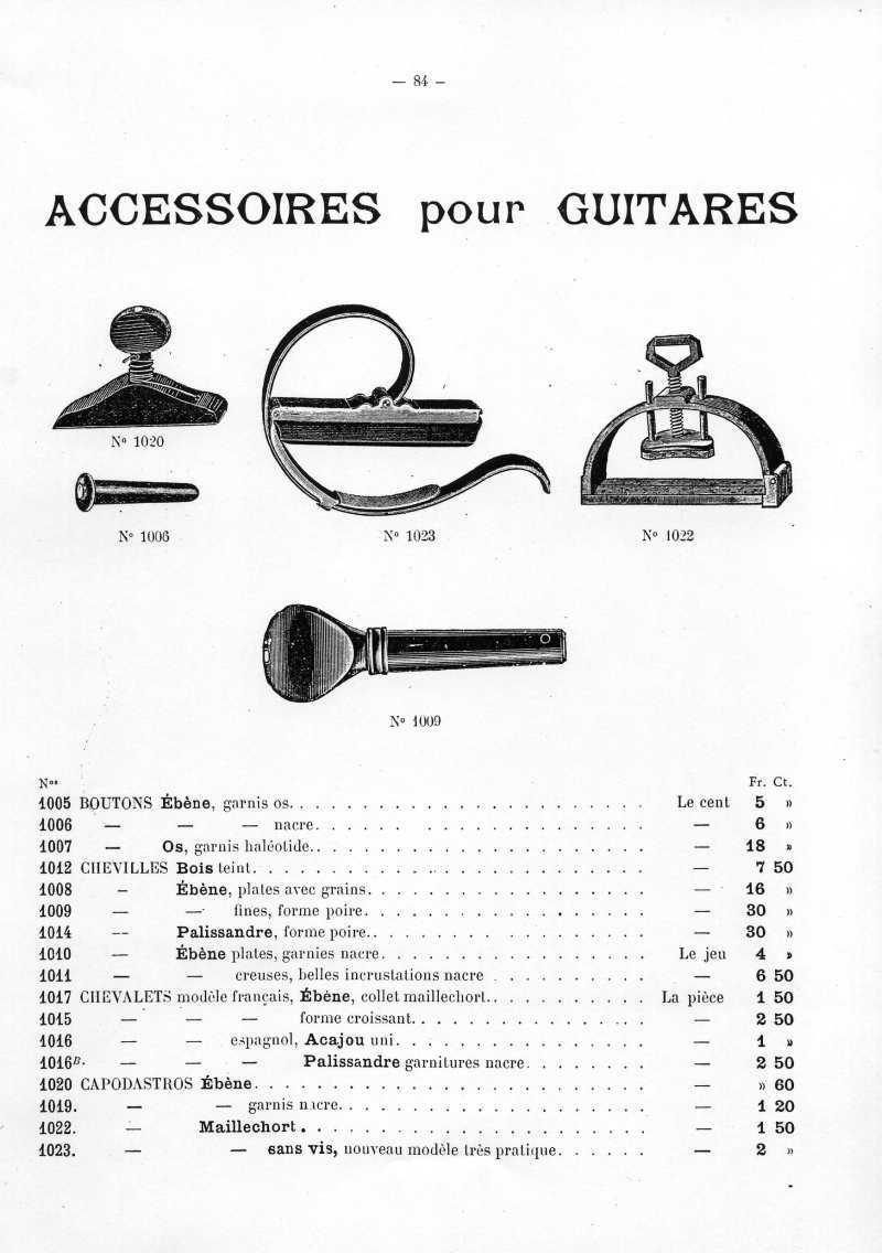 Catalogue C et J Ullmann, Paris 1907.