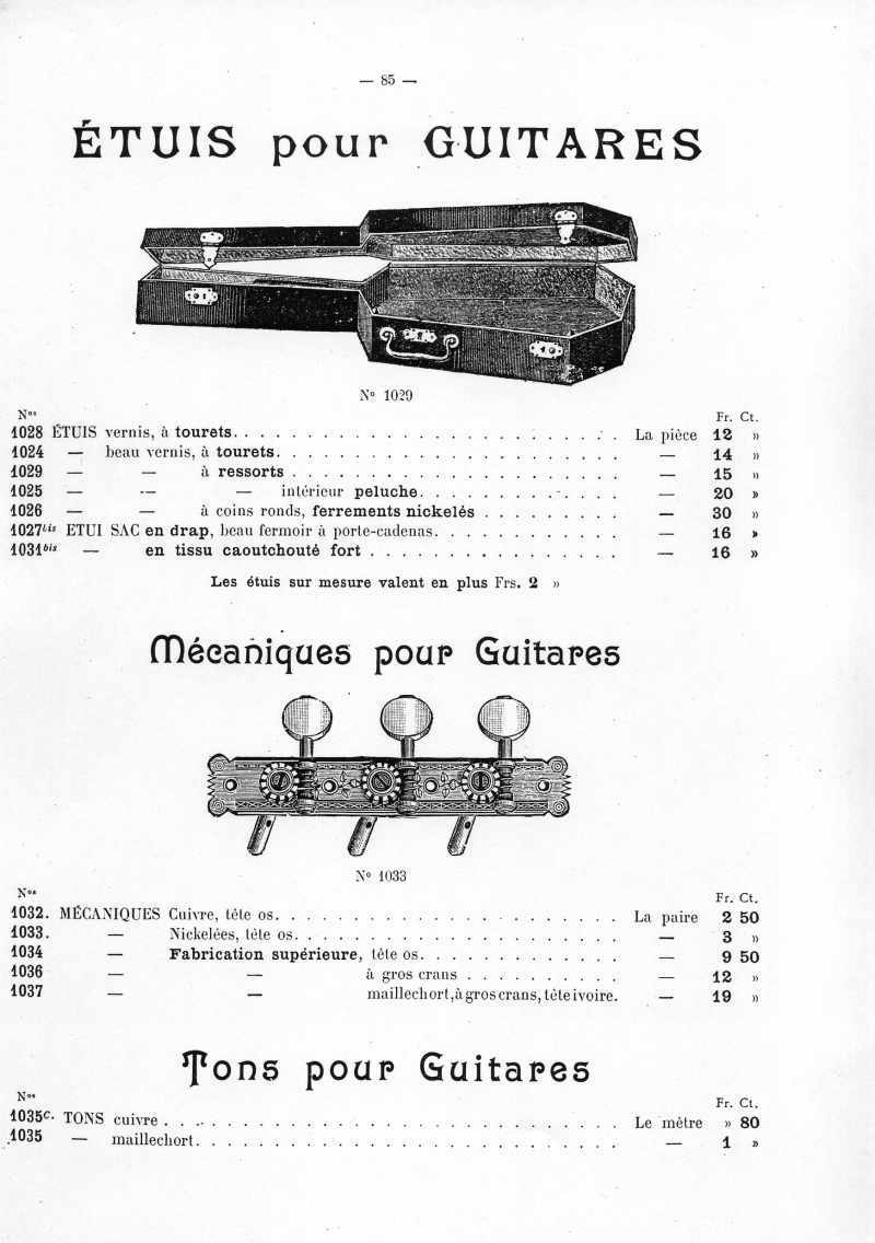 Catalogue C et J Ullmann, Paris 1907.