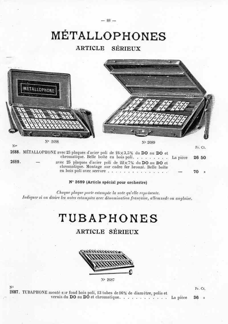 Catalogue C et J Ullmann, Paris 1907.