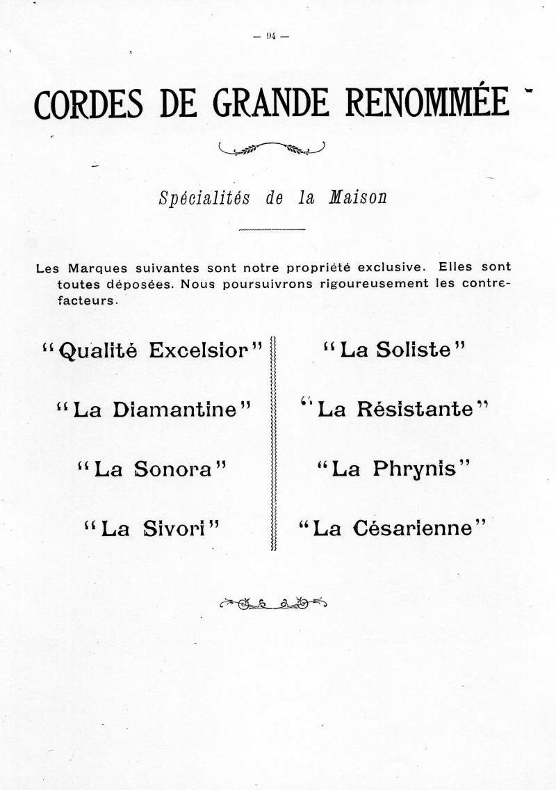 Catalogue C et J Ullmann, Paris 1907.