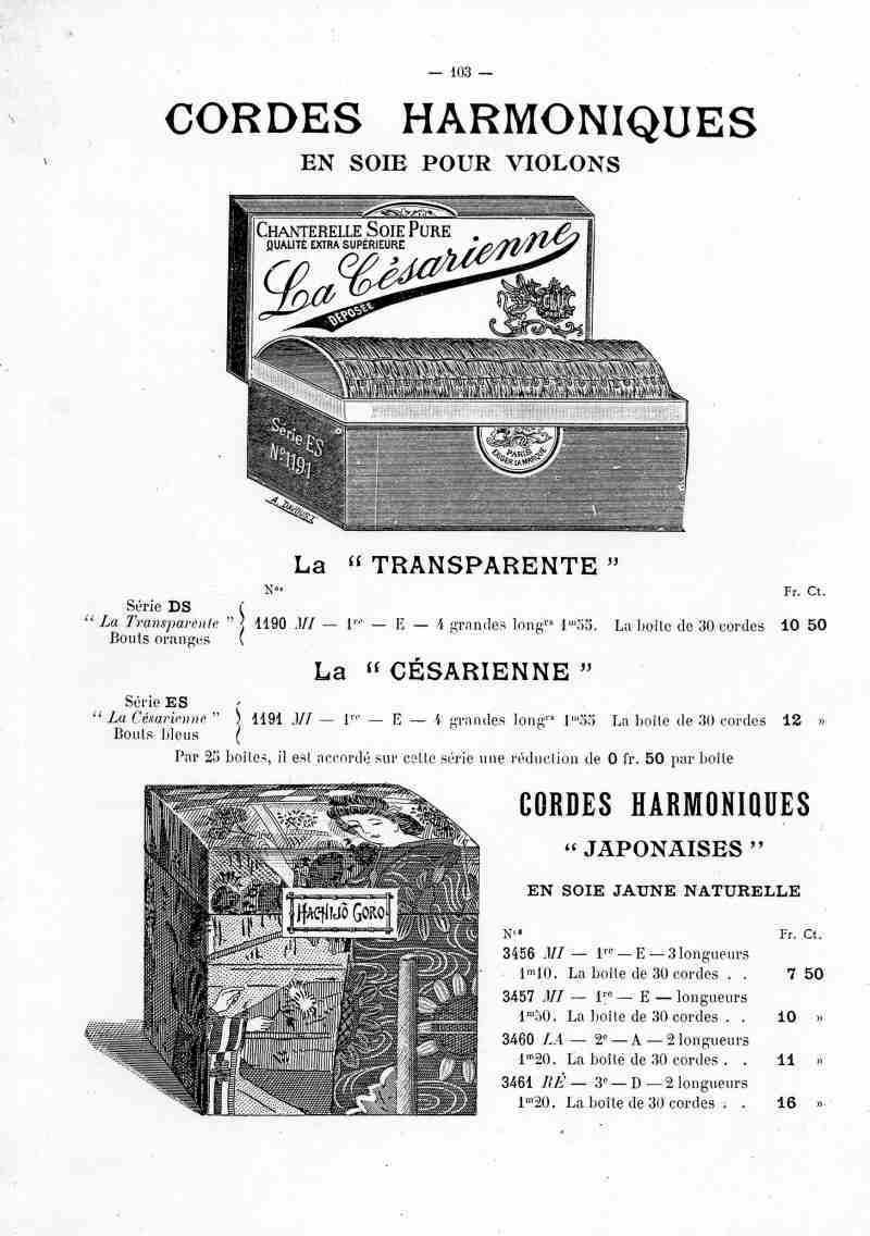 Catalogue C et J Ullmann, Paris 1907.