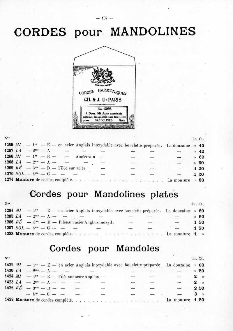 Catalogue C et J Ullmann, Paris 1907.