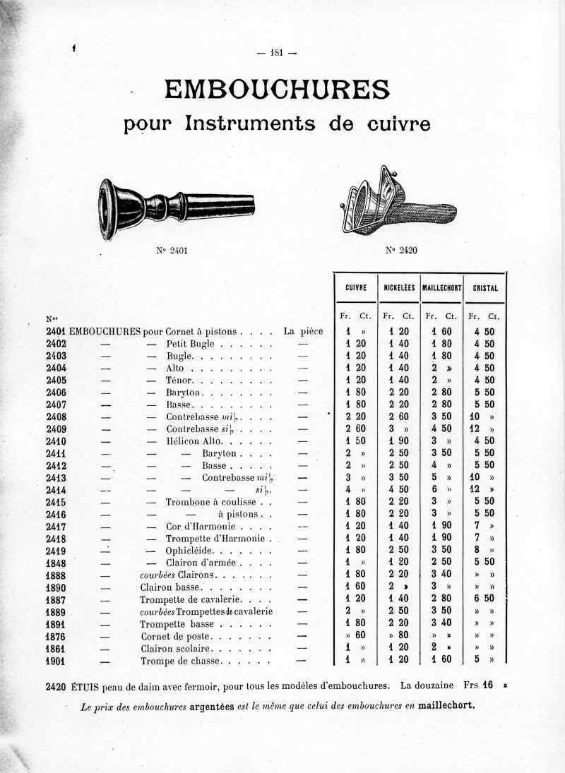 Catalogue C et J Ullmann, Paris 1907.