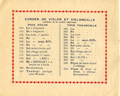 Catalogue Georges Apparut à Mirecourt.