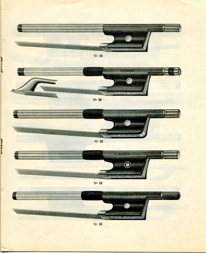 Catalogue Charles Bazin de 1901 environ.