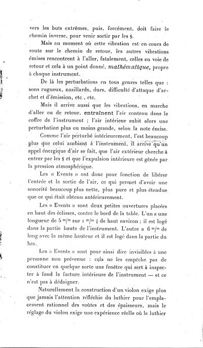 La lutherie pendant la guerre de V.J. Charotte  Mirecourt.