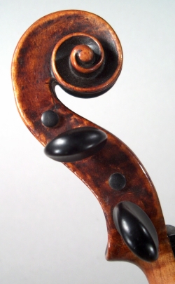 German violin, Klotz school. head