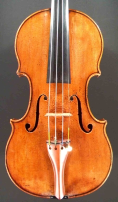 Violin made by Antonio Gragnani. belly