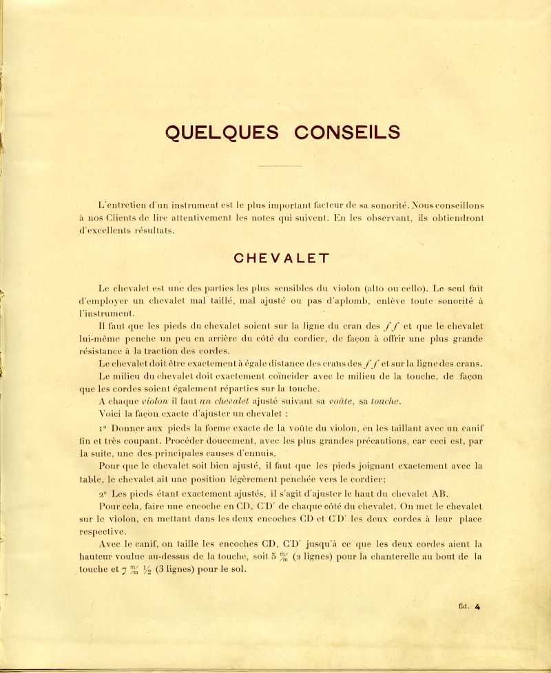 Catalogue gnral de lutherie Laberte  Mirecourt. 1912.