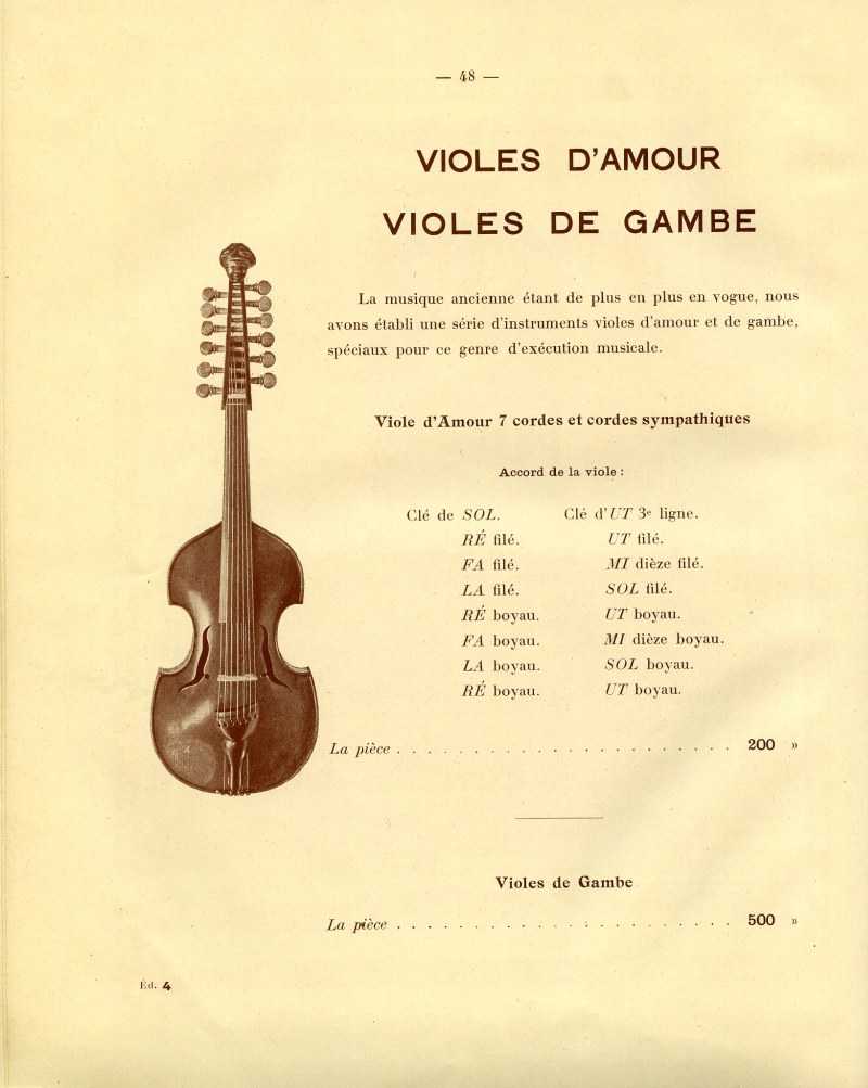 Catalogue gnral de lutherie Laberte  Mirecourt. 1912.