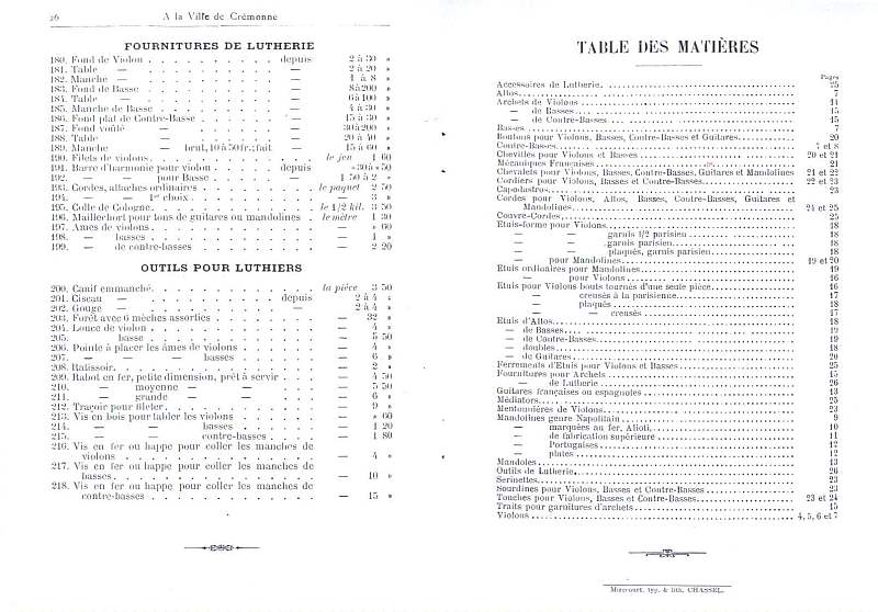 Catalogue partiel Paul Mangenot de 1890.