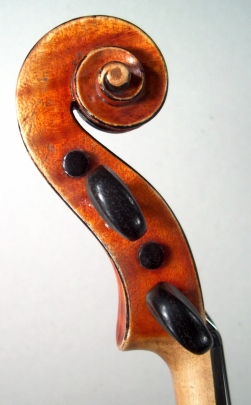 Violin Giuseppe Ornati in Milan. 1919. head