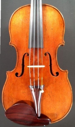 English violin made by Perry & Wilkinson. 18th century. belly