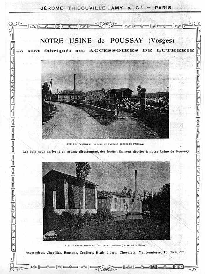 Catalogue 1912 de la maison de lutherie Jrme Thibouville-Lamy  Mirecourt.