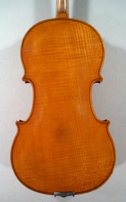 Violon entier fait par Jean-Baptiste Thouvenel  Mirecourt. Fond.